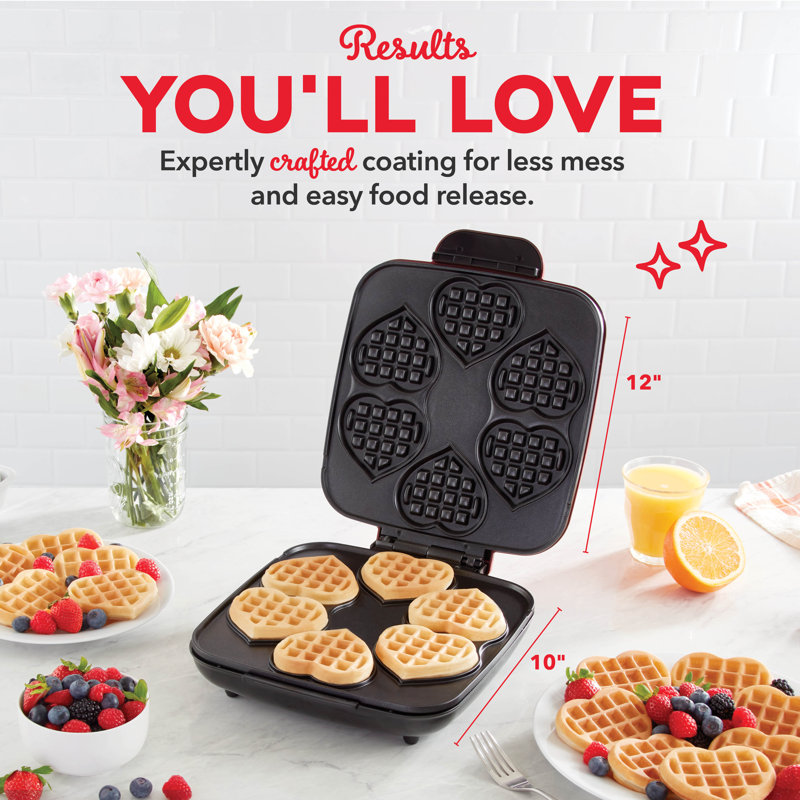 Dash Multi Mini Heart Waffle Maker