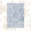 Tapis gris / bleu Jessa Ikat-2070886637