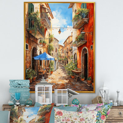 Italian Village Essence 1 - Italy Wall Art