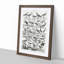 Ornithology Study of Birds LXVII by Oliver Goldsmith - Picture Frame Drawing Print-55733869-55733873