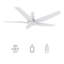 Ventilateur de plafond Smart DC avec lumière, télécommande encastrée-500628788-484889607