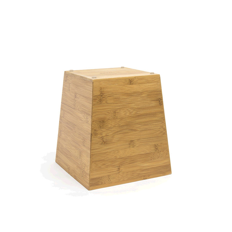 Panier à déchets 3,5 gallons London, Bambou naturel