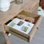 Console en bois avec 3 tiroirs, table d'entrée 47 po avec tiroirs, console en bois pour entrée, couloir, vestibule, couloir, bureau