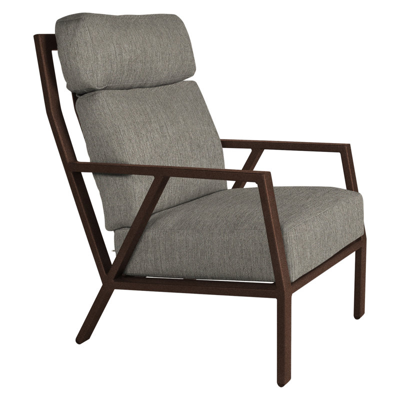 Aris Outdoor Lounge Chair, Copper Creek, Adena Shale