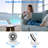 Foldable Rechargeable LED Desk Wall Mounted Fan with Magnetic Remote Hanging Oscillating-98861865