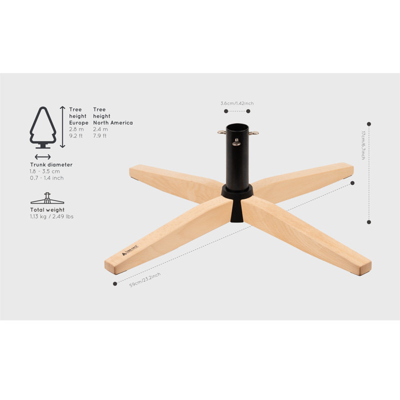 Gentle Artificial Tree Stand, Black