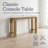 Solid Wood 56" Console Table, Oak-1635374252-1635374255