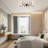 Modern Sputnik Ceiling Light, 10-Light Mid Century Sputnik Chandelier Industrial Semi Flush Mount Ceiling Light Fixture for Living Room Kitchen Bedroom Farmhouse Dining Room(Black+Gold)-1915204619-1915204618