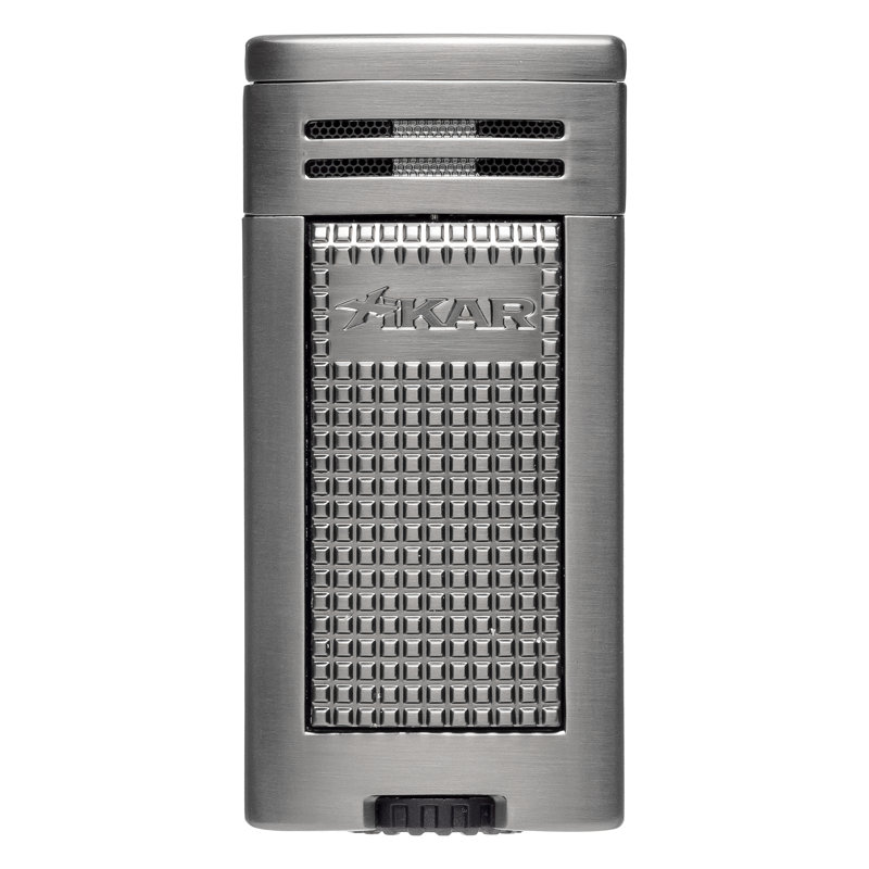 XIKAR® Ion Double-Jet Flame Cigar Lighter, Gray