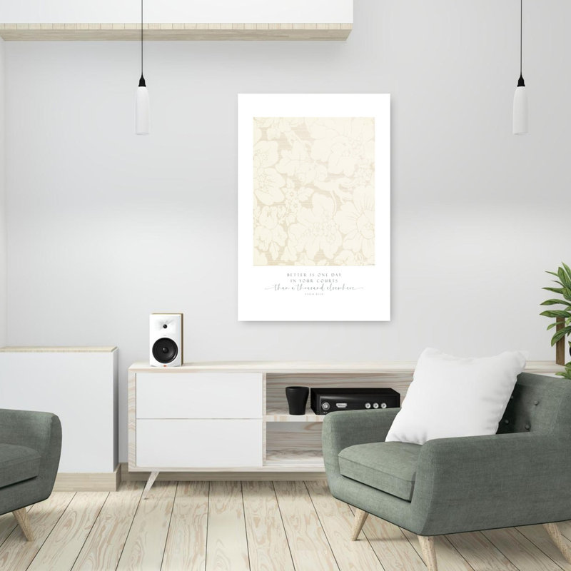 Better Is One Day Abstract Modern Wall Art, 36" H x 24" W