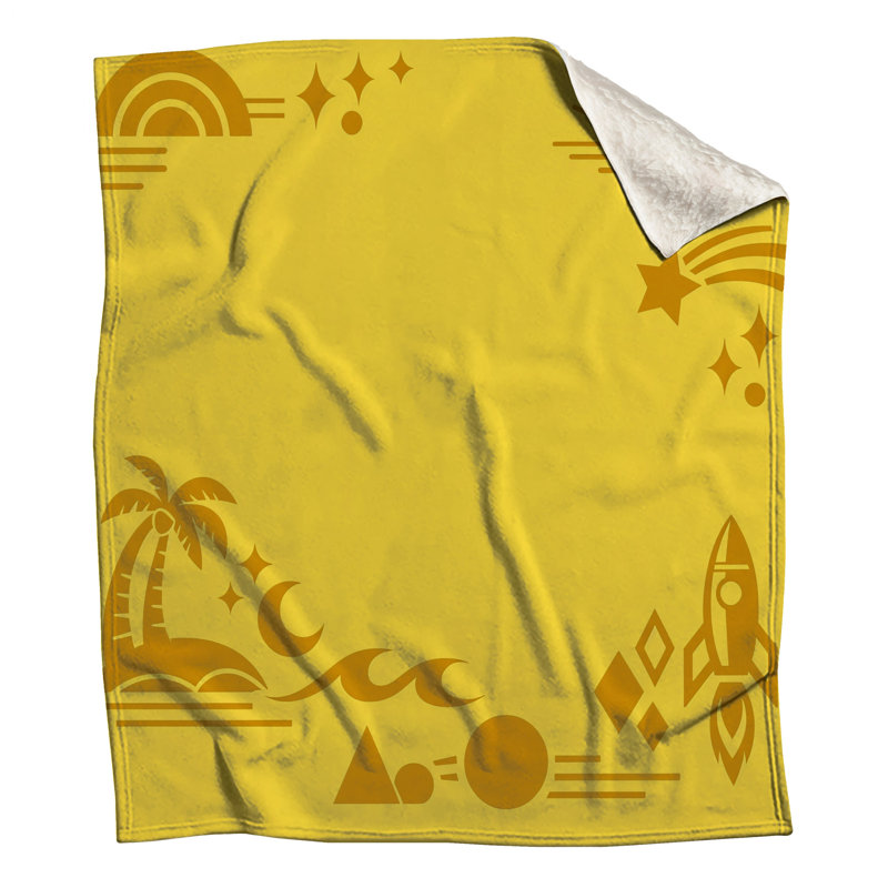 Couvertures Yellow Rocket, 60in W x 80in H