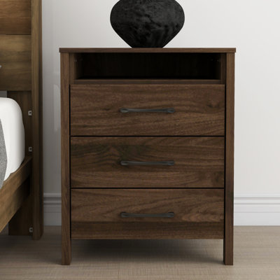 Allysyn 26.1" 3 Drawer Nightstand