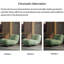 Chaise berçante en éponge avec base en acier inoxydable-110907635