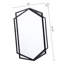 Amarni 31.8'' H Black Metal Framed Wall Mounted Mirror