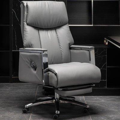Cleston Genuine Leather Side Chair