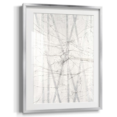 «Pewter Forrest II», reproduction encadrée
