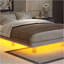 Lit flottant avec lumières DEL en dessous-62228069