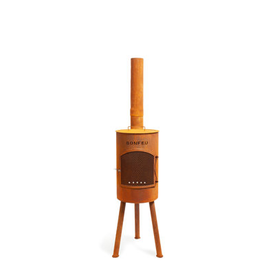 Triangle Steel Chimenea