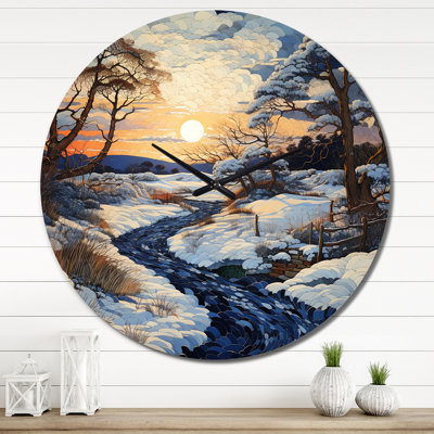 Horloge murale Charliegh - Paysages