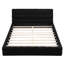 Lit plateforme en tissu d'ameublement-871477687