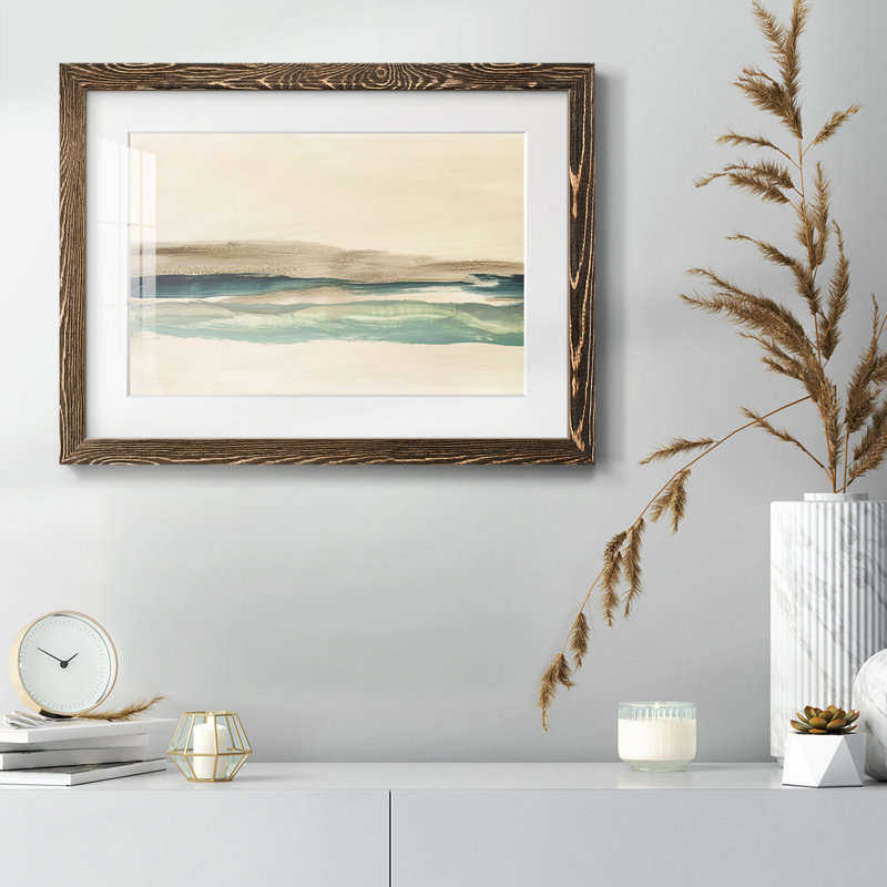 Horizon en couches I, H 18 po x l 26 po x P 1,5 po, Noyer