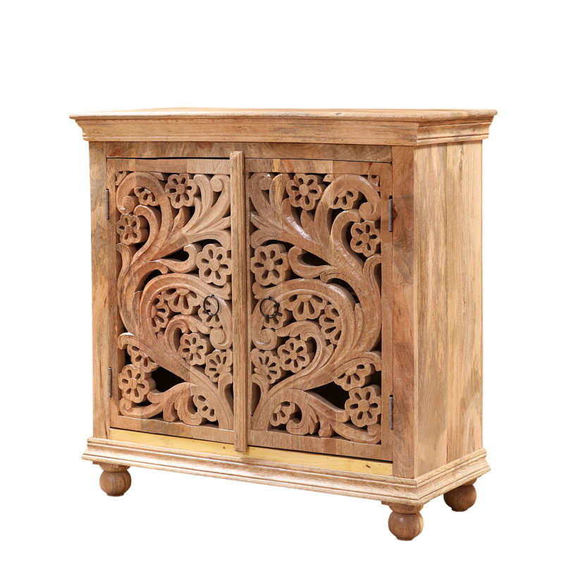 Alizander 90cm Solid Wood Sideboard