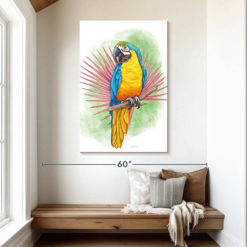 Flair arctique tropical Brampt, H 48 po x l 32 po