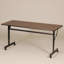 Borchert Rectangle Height Adjustable Flip Top Training Table with Casters-27407309-27407307
