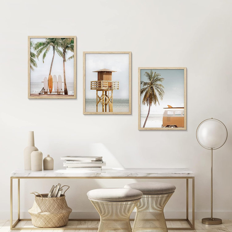 Beach Tropical Tree Sea Ocean Photo Wallpaper Wall Mural Home Bedroom  Decoration