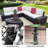 6 Pieces Patio Sofa Seating Group with Cushions