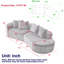 Canapé modulaire Luxury Chenille-667242878-667242883