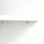 Armoire de cuisine 2 portes et 3 portes pour garde-robe et cuisine, blanc, 4 rangements, panneau de particules de 15 mm, armoire de cuisine et 2 portes, 3 cloisons, construction stable
