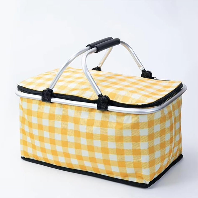 Panier de pique-nique isolant pliable et étanche
