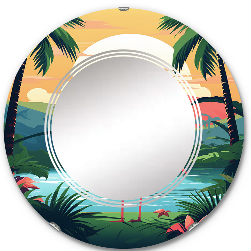 Miroir mural sans cadre Barrault, 24 po x 24 po