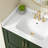 36" Solid Surface Backsplash In White