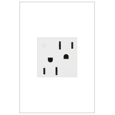 Prise de courant double standard inviolable Adorne® 15-Amp