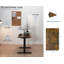 Bureau manuel à hauteur réglable-100133514-100133516