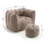 Canapé-lit carré confortable avec repose-pieds-123028592-100675068