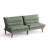  Torrence 71'' Upholstered Channel Tufted Corduroy Convertible Futon-1036097410