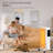 HomCom 1500 Watt 4830 BTU Electric Radiator Space Heater with Adjustable Thermostat , Remote Included and with Digital Display