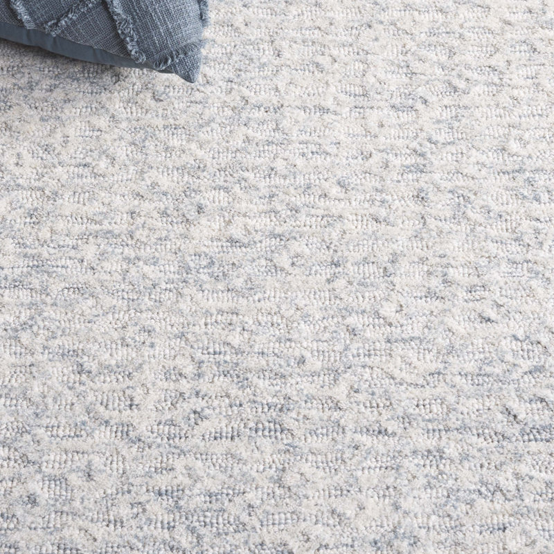 Tilley Pine Hand Tufted Wool & Cotton Abstract Rug, Rectangle 5' x 8'