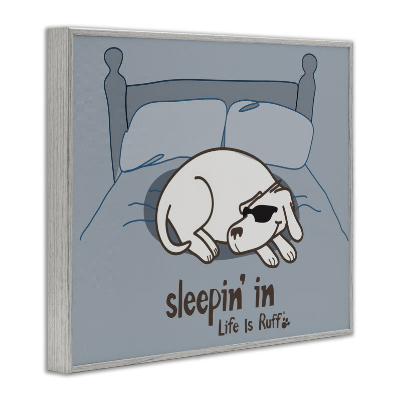  «Sleeping In Dog», art giclée par LIR, H 16 po x l 20 po, Estampe numérique Farmhouse