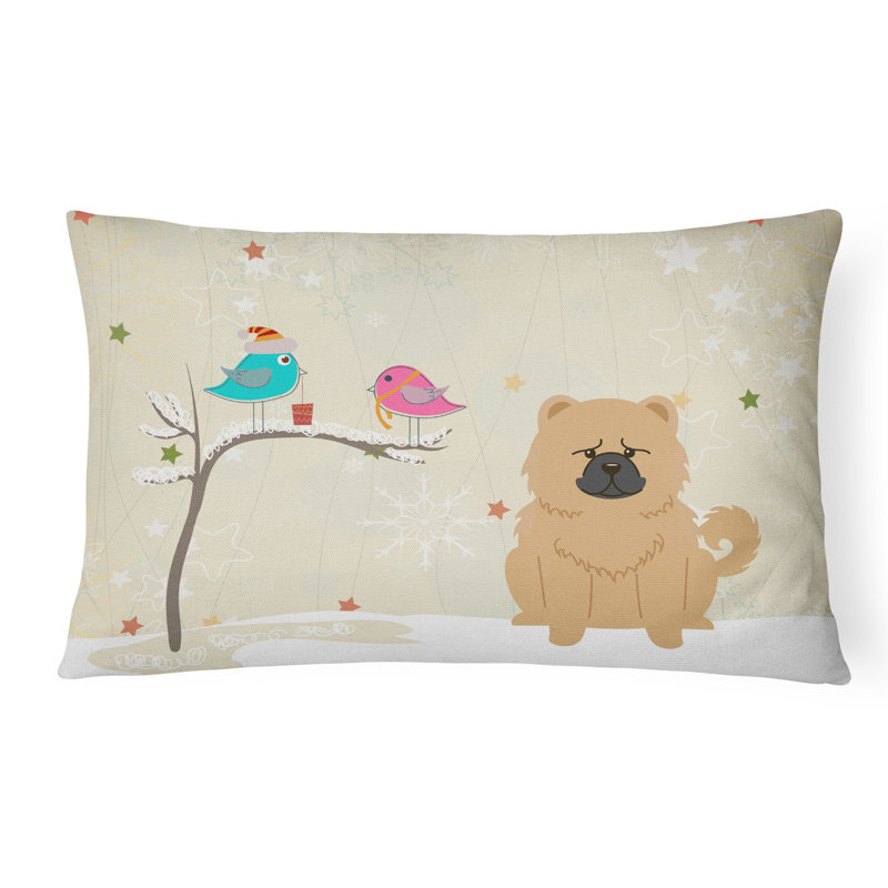 Coussin lombaire d’intérieur/d’extérieur contemporain de noël & modern, Crème