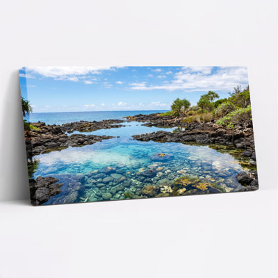 Tropical Coast, reproduction d'art sur toile, ensemble de 1