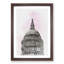 St. Pauls Cathedral Sketch in Abstract - Framed Print-55730017-55730018
