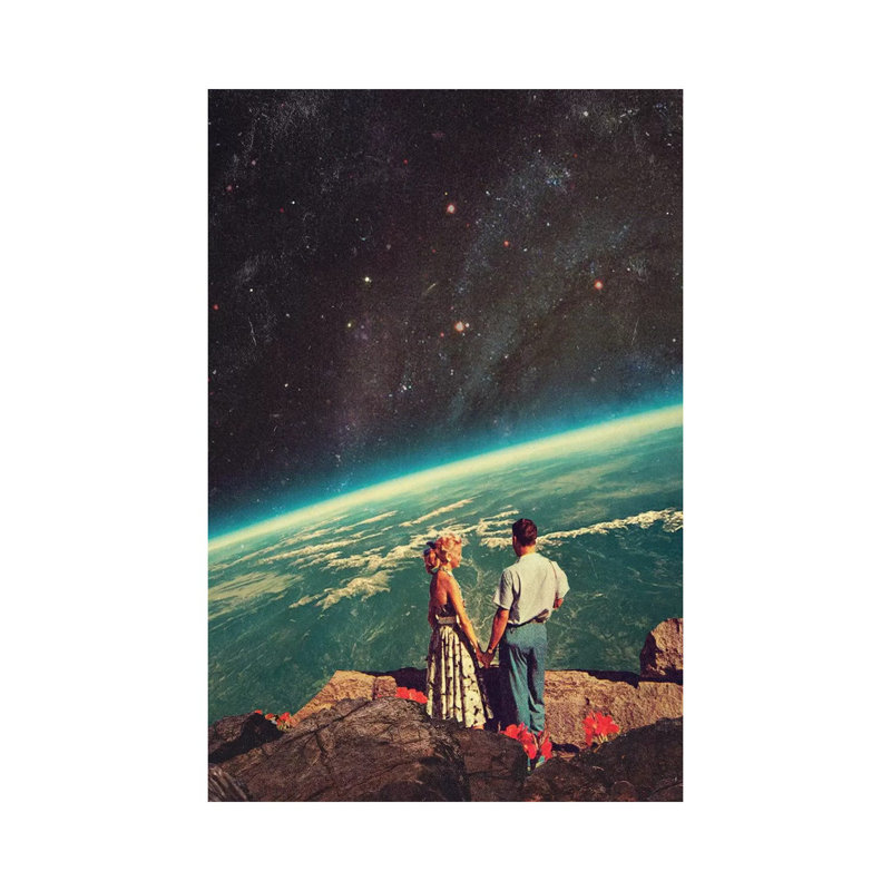 Love by Frank Moth - Print on Canvas, Wrapped Canvas, 20.32 cm H x 30.48 cm W
