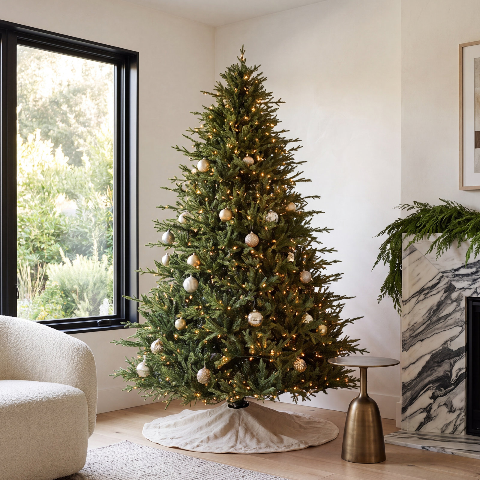 Pre-Lit Fraser Fir Christmas Tree, 8.5' H