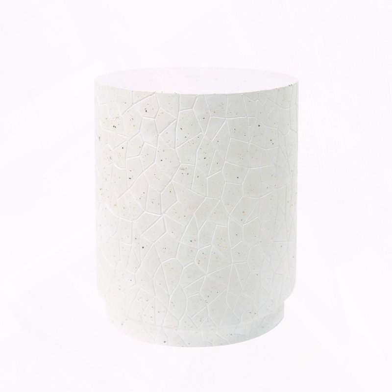 Table de bout d'extérieur en béton Terrazzo