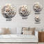 Horloge murale en métal-93396613