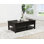 Farihah 2-drawer Rectangular Coffee Table Distressed Java